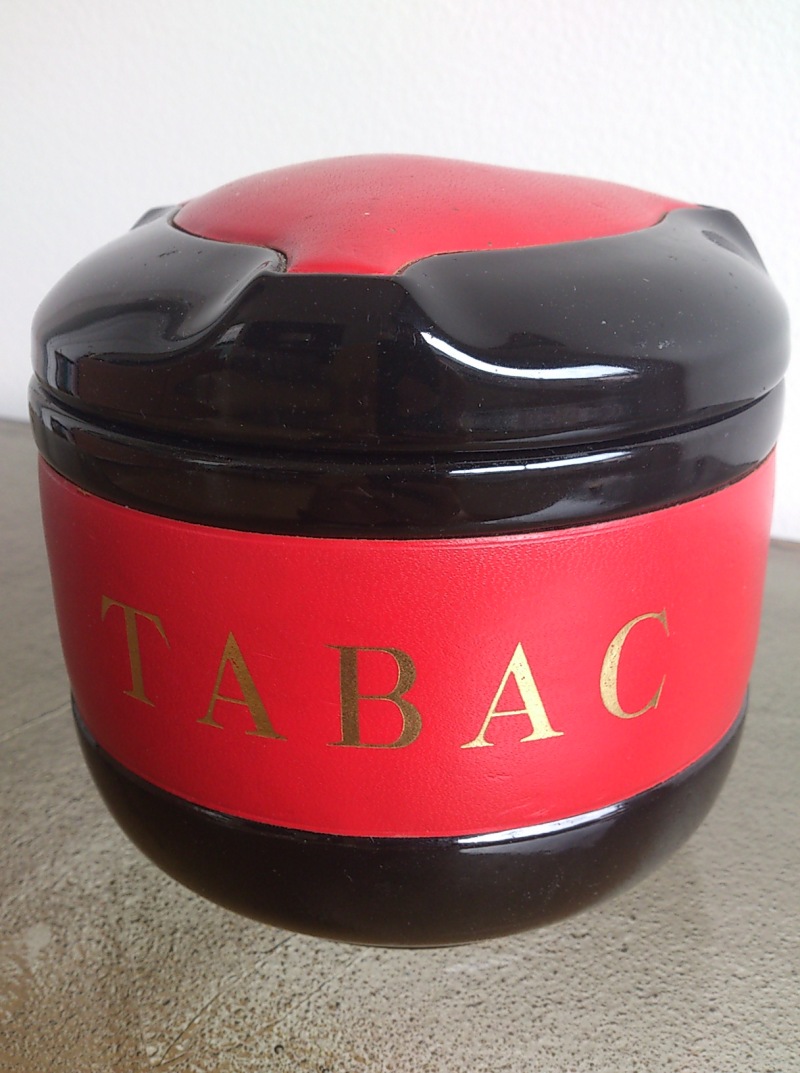 Clay and Leather tobacco Jar